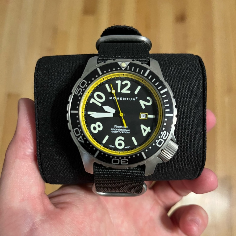 Momentum Men’s 44mm Torpedo Blast Watch